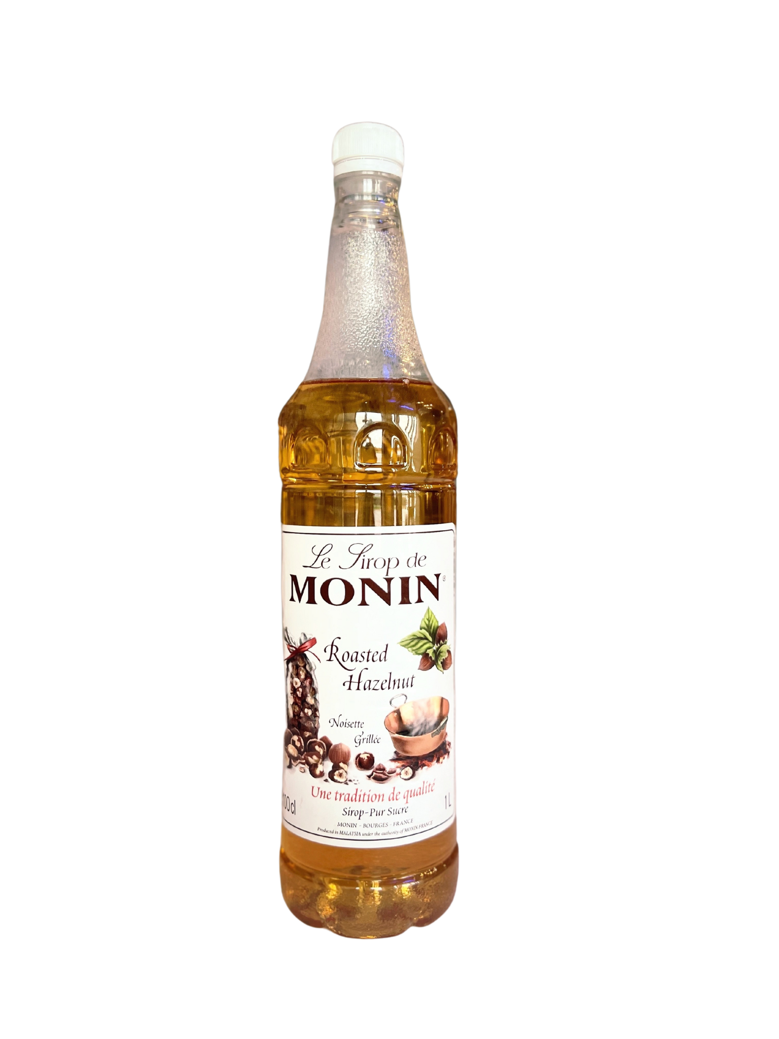 Monin Sirop Noisette Grillee - Roasted Hazelnut Syrup, France